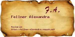 Fellner Alexandra névjegykártya